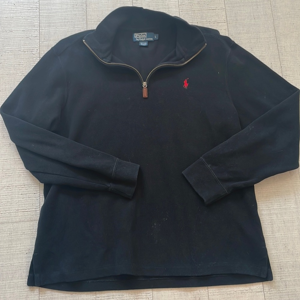 Men’s cotton knit Polo pullover